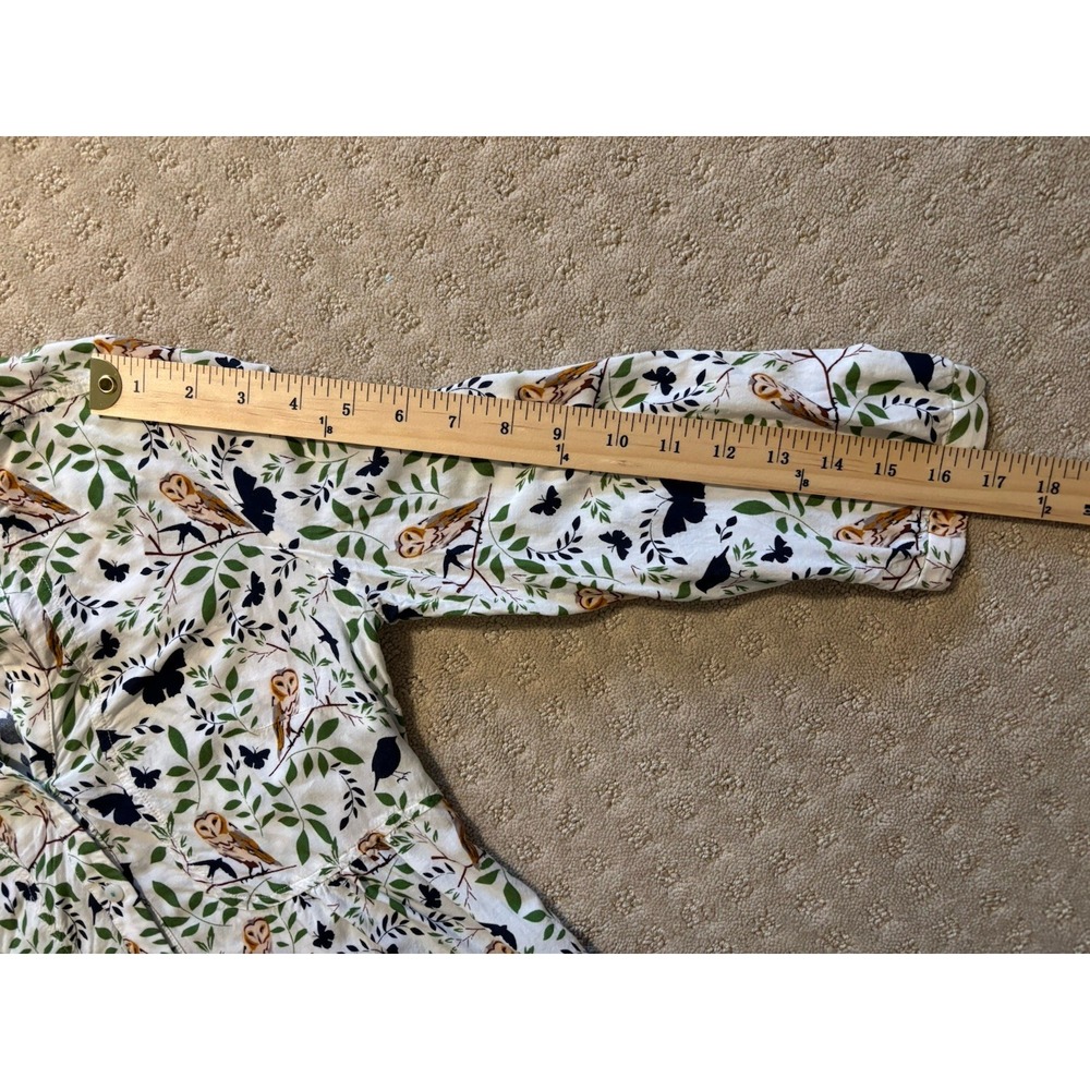Anthropologie Maeve Woodland Walk Tunic Top Size 2 Boho Whimsy Festival Indie - Picture 11 of 12